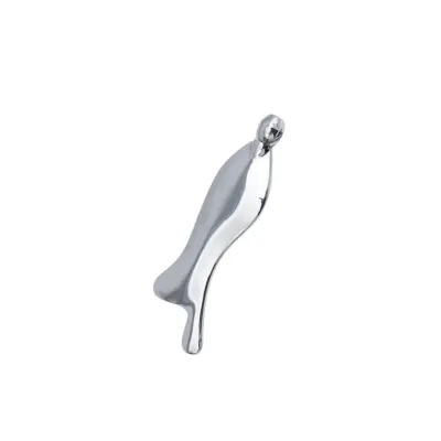 Ribji valjček iz cinkove zlitine za oblikovanje obraza, 14.7cm x 4.9cm