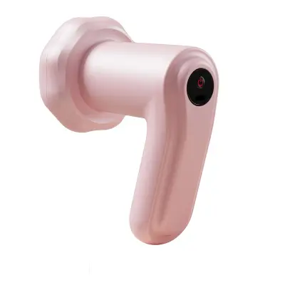 Home Portable Handheld Massage Device – Wireless Charging, 8-Speed Relief Pink