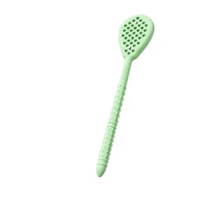Silicone Meridian Patting Board za celotno telo z akupresurnim palčkom Green