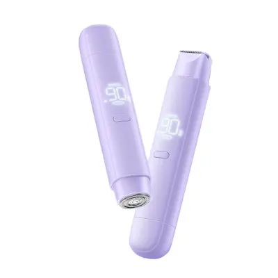 Električni dvojni brivnik mokro/suho, IPX6, USB-C, nastavljiv 0.3-6mm Purple
