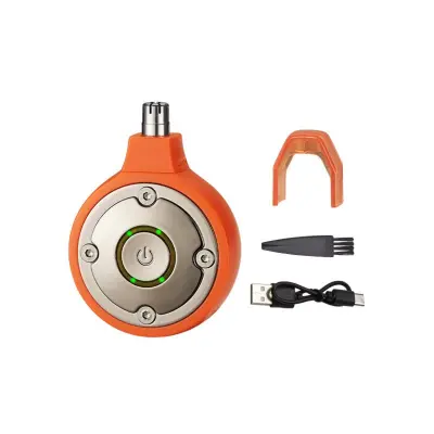 Električni strižnik nosnih dlak, polnilni mini, 360° rezilo, 60min Orange