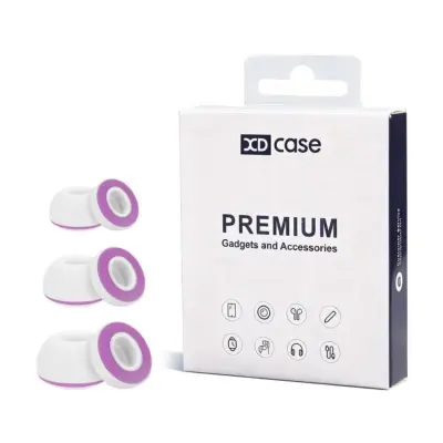 Silikonski spominski ušesni čepki, 3 pari za AirPods Pro 3, vijolični Purple