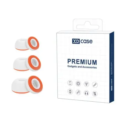 Silikonske spominske ušesne konice, 3 para, za AirPods Pro 3 Orange