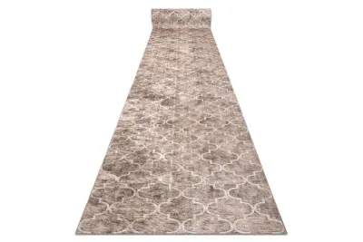 Tekač gumiran LOTUS CLOVER 60920 Detelja, melanž bež pralna protizdrsna 60 60x290 cm