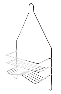 kopalniška polica kovinski Carl Silver 25x9x45,5 srebrna 1kos