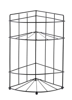 Kopalniška polica kovina Carl Black 18,5x14x26 črna 1 kos