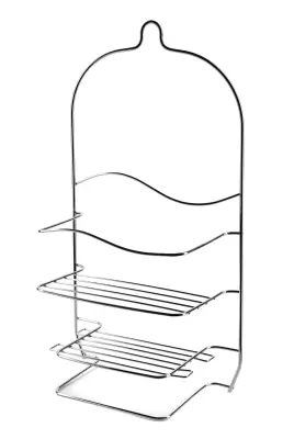 Kopalniška polica kovina Carl Silver 21,5x11x40,5 srebrna 1 kos
