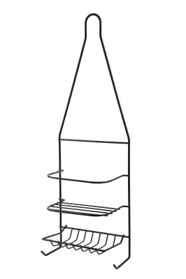 kopalniška polica metal Carl Black 15x9.5x46 black 1kos