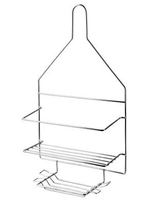 Kopalniška polica kovinska Carl Silver 23x9,5x41,5 srebrna 1pc