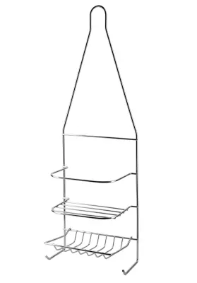 kopalniška polica metal Carl Silver 15x9.5x46 silver 1pc