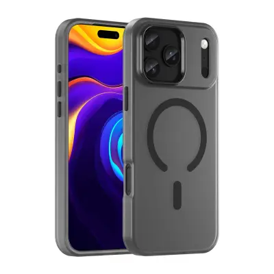 HURTEL MAGNETNI OVITEK Z ABRAZIVNIM ZAŠČITNIM OVITKOM ZA IPHONE 17 PRO, ZDRUŽLJIV Z MAGSAFE