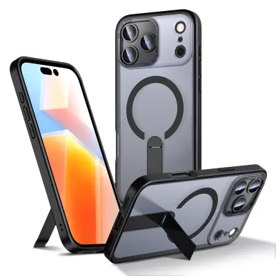 OVITEK HURTEL HYBRID ARMOR X ZA IPHONE 17 PRO MAX S STOJALOM, ZDRUŽLJIV
