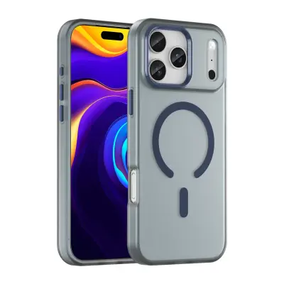 HURTEL MAGNETNI OVITEK Z ABRAZIVNIM ZAŠČITNIM OVITKOM ZA IPHONE 17 PRO, ZDRUŽLJIV Z MAGSAFE
