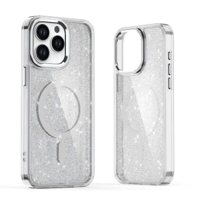 HURTEL BLEŠČIČAST OVITEK ZA SAMSUNG GALAXY S25 EDGE Z MAGSAFE