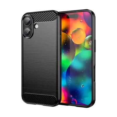 HURTEL OVITEK IZ KARBONOVEGA TRAKA ZA IPHONE 17 Z ZAŠČITO PRED PRASKAMI, MAGNETNI
