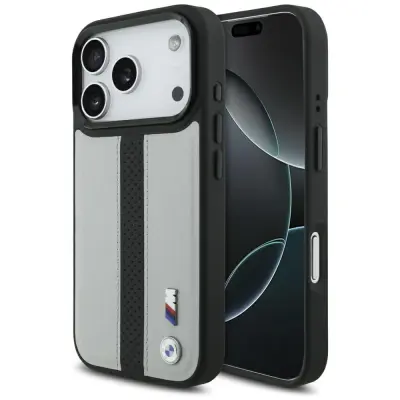 OVITEK BMW ZA MAGSAFE IPHONE 17 PRO M Z PERFORIRANIM LOGOM IN ČRTKAMI