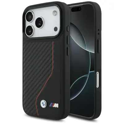 OVITEK MAGSAFE Z LOGOM BMW M CARBON LINE ZA IPHONE 17 PRO Z ZAŠČITO