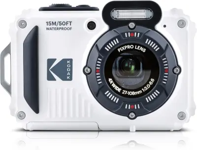 Vodoodporen digitalni fotoaparat KODAK WPZ2, bel