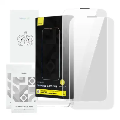 BASEUS KALJENO STEKLO ZA IPHONE 13 PRO MAX 14 PLUS FILTER Z CORNING ZAŠČITO