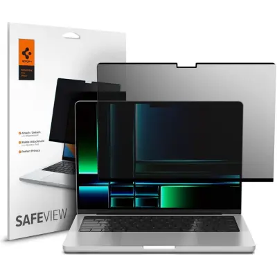 SPIGEN FOLIJ ZA ZASEBNOST SAFE VIEW ZA MACBOOK PRO 14 M1 M2 2021 2022 2023