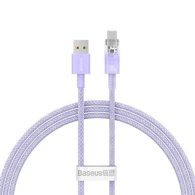 BASEUS USB-A KABEL 100W ZA TELEFONE 1M S PAMETNIM SENZORJEM