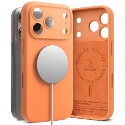 RINGKE SILIKONSKI MAGNETNI OVITEK MAGSAFE ZA IPHONE 17 PRO MAX ZAŠČITA