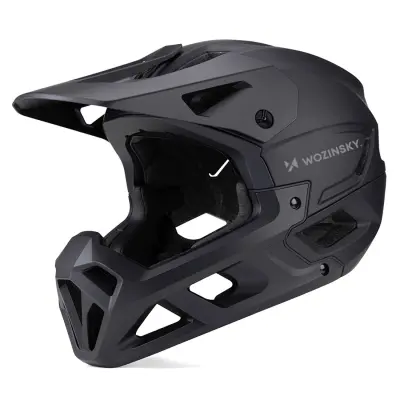 WOZINSKY KOLESARSKA ČELADA FULLFACE Z ODSTRANLJIVIM VIZIRJEM 57-62 CM ZA KOLO