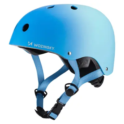 WOZINSKY BMX KOLESARSKA ČELADA ZA SKUTER 48-52 CM ZA OTROKE Z NAGIBOM
