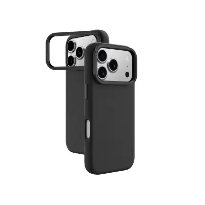 OVITEK AMAZINGTHING GLAMOUR ZA IPHONE 17 PRO S STOJALOM, ČRNE BARVE, VISOKE KAKOVOSTI