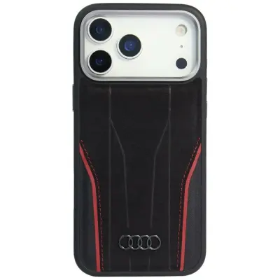 OVITEK MAGSAFE IZ PRAVEGA USNJE ZA AUDI R8 ZA IPHONE 17 PRO MAX, USNJEN