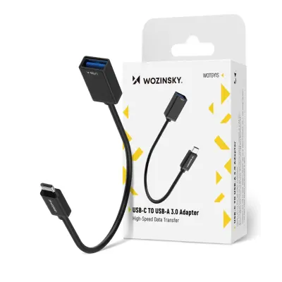 WOZINSKY ADAPTER USB-C 3.0 NA USB-A 3.0 OTG ADAPTER MOŠKI ŽENSKI