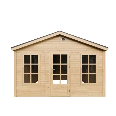 TIMBELA M737 Lesena vrtna hiška 370 x 600 cm