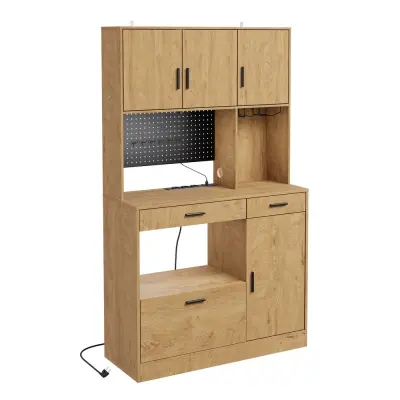 Kuhinjska omarica Svetli Hrast 100x40x170cm FSB98-L-E-N