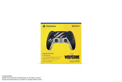 Brezžični igralni plošček PS5 DualSense Marvel’s Wolverine Adamantium Limited Edition