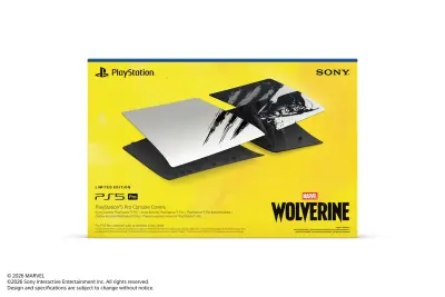 Pokrov za PlayStation 5 Pro konzolo Marvel’s Wolverine Adamantium Limited Edition