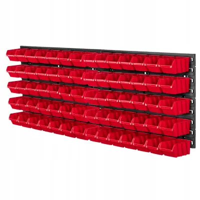 Delavska stenska plošča za orodje 116x39 cm 70 kabin za garažo in delavnico