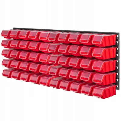 Delavnica Stenska plošča za orodje 116x39cm 50 kock Delavnica
