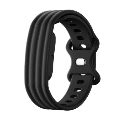 Silikonski pašček za uro, združljiv z Google Fitbit Air, zračen Black