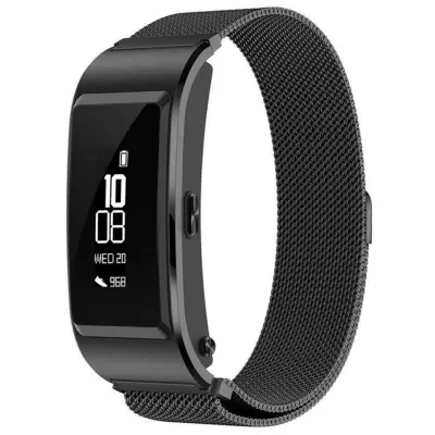 Zamenjava – Huawei pas iz nerjavečega jekla za Band B6/B7, ergonomski Black