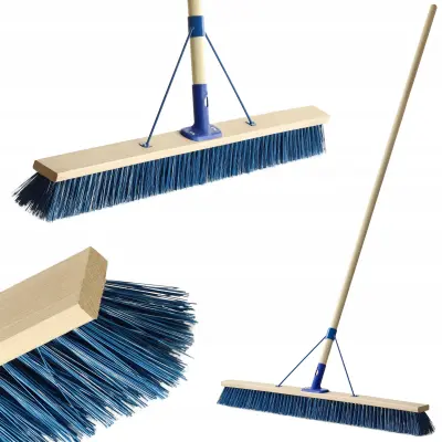 Univerzalna metla za pometanje ulic, krtača 100 cm z ročajem, vrtna