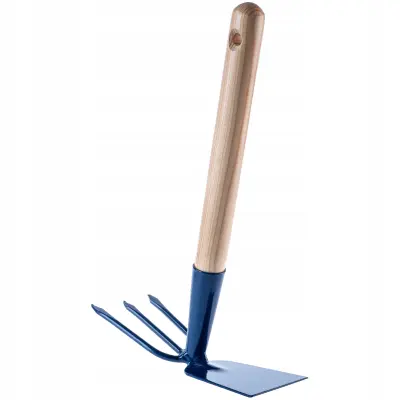 Vrtna motika za kopanje plevela z vilami 7 cm majhna 32 cm