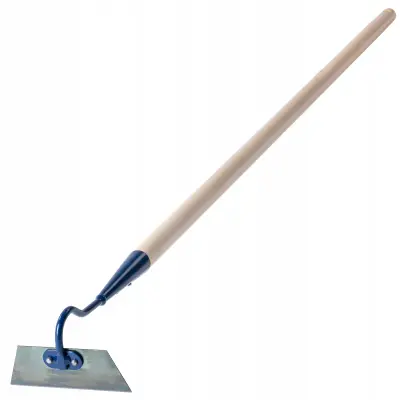 Motika 14 cm vrtni kavelj za motiko lesen ročaj 143 cm za kopanje kovina