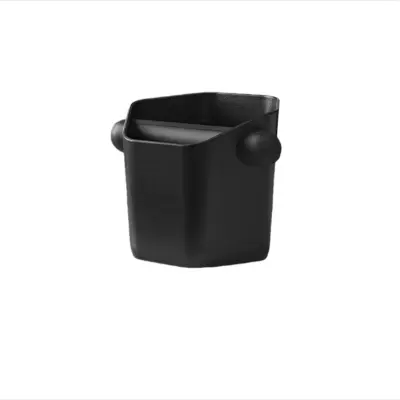 Škatla za izbijanje kavne usedline s šestkotno prizmo - posoda za espresso iz ABS Black