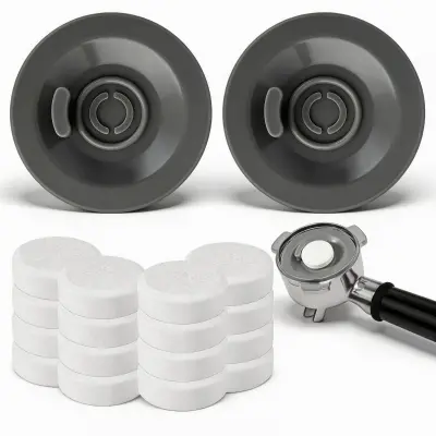 54mm komplet za backflushing kave: 2 diska in 16 tablet