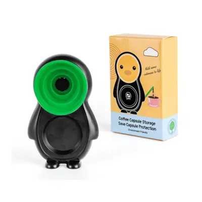 Pingvin tampirna blazina in podstavek za kapsule, Nespresso Green