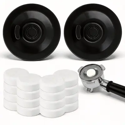 Komplet za backflush 54mm: 2 črna diska + 16 čistilnih tabletk