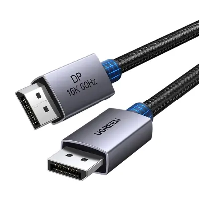 UGREEN DISPLAYPORT KABEL DP131 16K 60HZ ZA RAČUNALNIŠKE MONITORJE 80GBPS