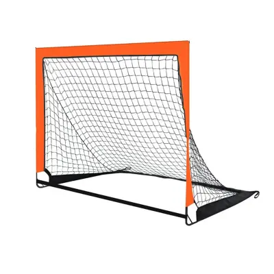 Prenosna zložljiva nogometna vrata 120x90x90 cm za trening Orange