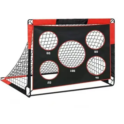 Prenosni zložljivi nogometni gol 1.2x0.9m s snemljivim ciljem in mrežo