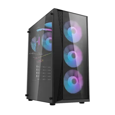 DARKFLASH DK352 PLUS RAČUNALNIŠKO OHISJE ZA RAČUNALNIK S 4 RGB VENTILATORJI